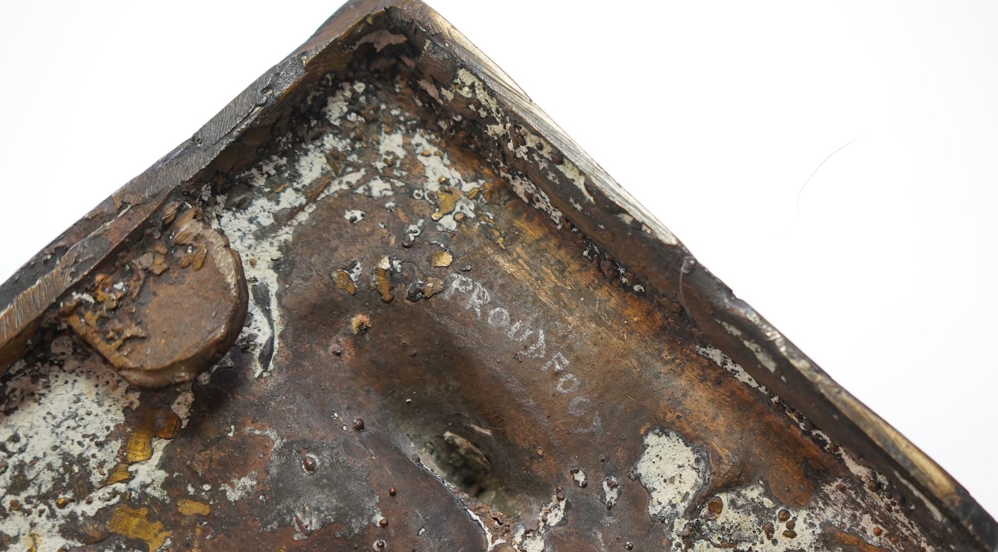 Alexander Proudfoot (1878-1957), ‘Charon’, a patinated bronze